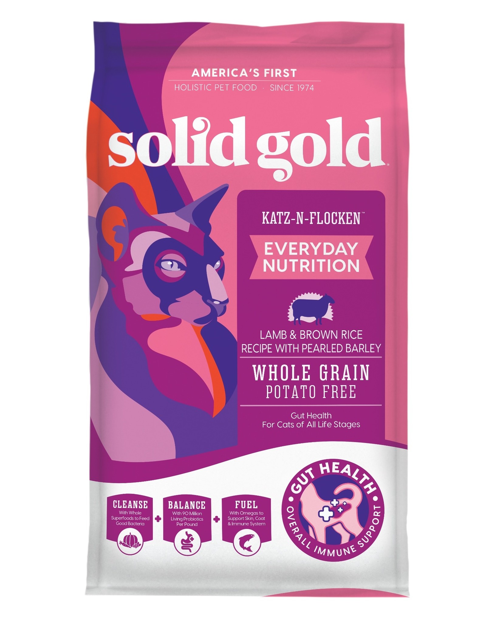 SOLID GOLD SOLID GOLD CAT LAMB & RICE 4LBS