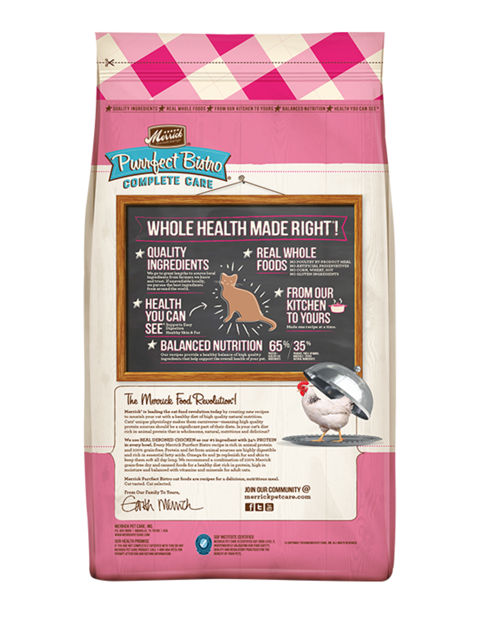 Merrick MERRICK CAT PURRFECT BISTRO SENSITIVE STOMACH 4LBS