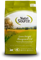 NUTRISOURCE NUTRISOURCE CAT CHICKEN & RICE SENIOR/WEIGHT MANAGEMENT 6.6LBS