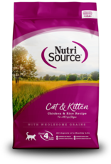 NUTRISOURCE NUTRISOURCE CAT & KITTEN CHICKEN & RICE 16LBS