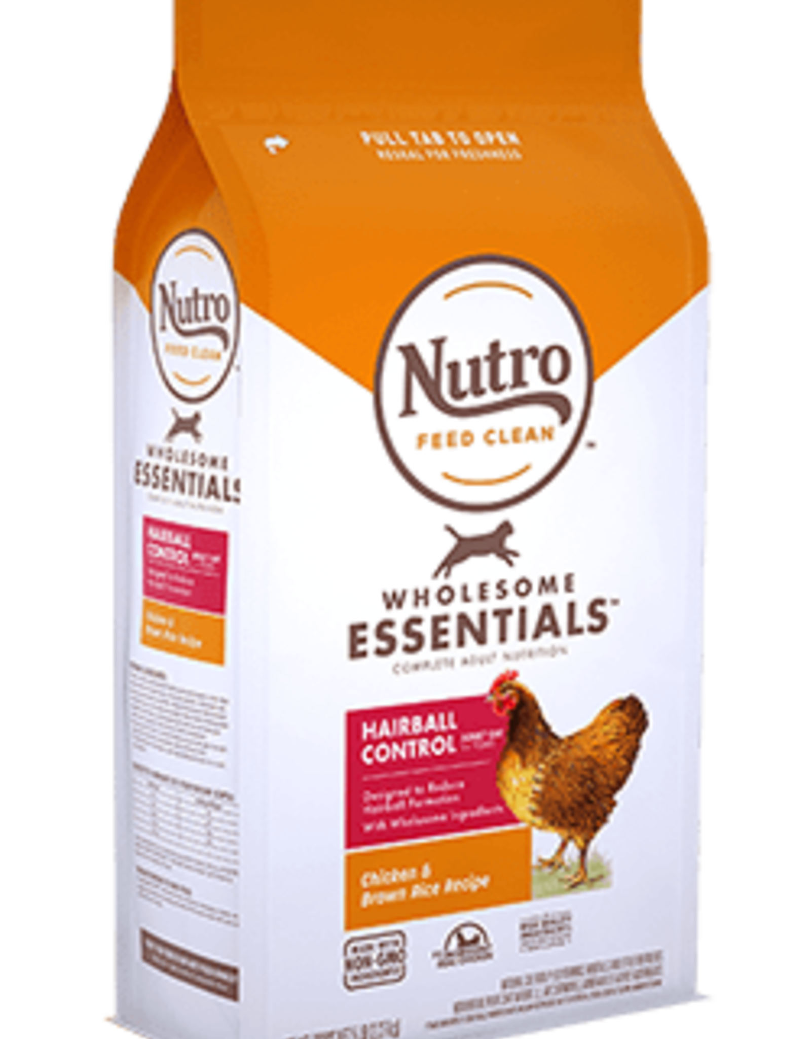 NUTRO PRODUCTS  INC. NUTRO WHOLESOME ESSENTIALS ADULT CAT HAIRBALL CHICKEN 5LBS