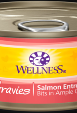 WELLPET LLC WELLNESS CAT CAN GRAVIES SALMON 5.5OZ CASE OF 12
