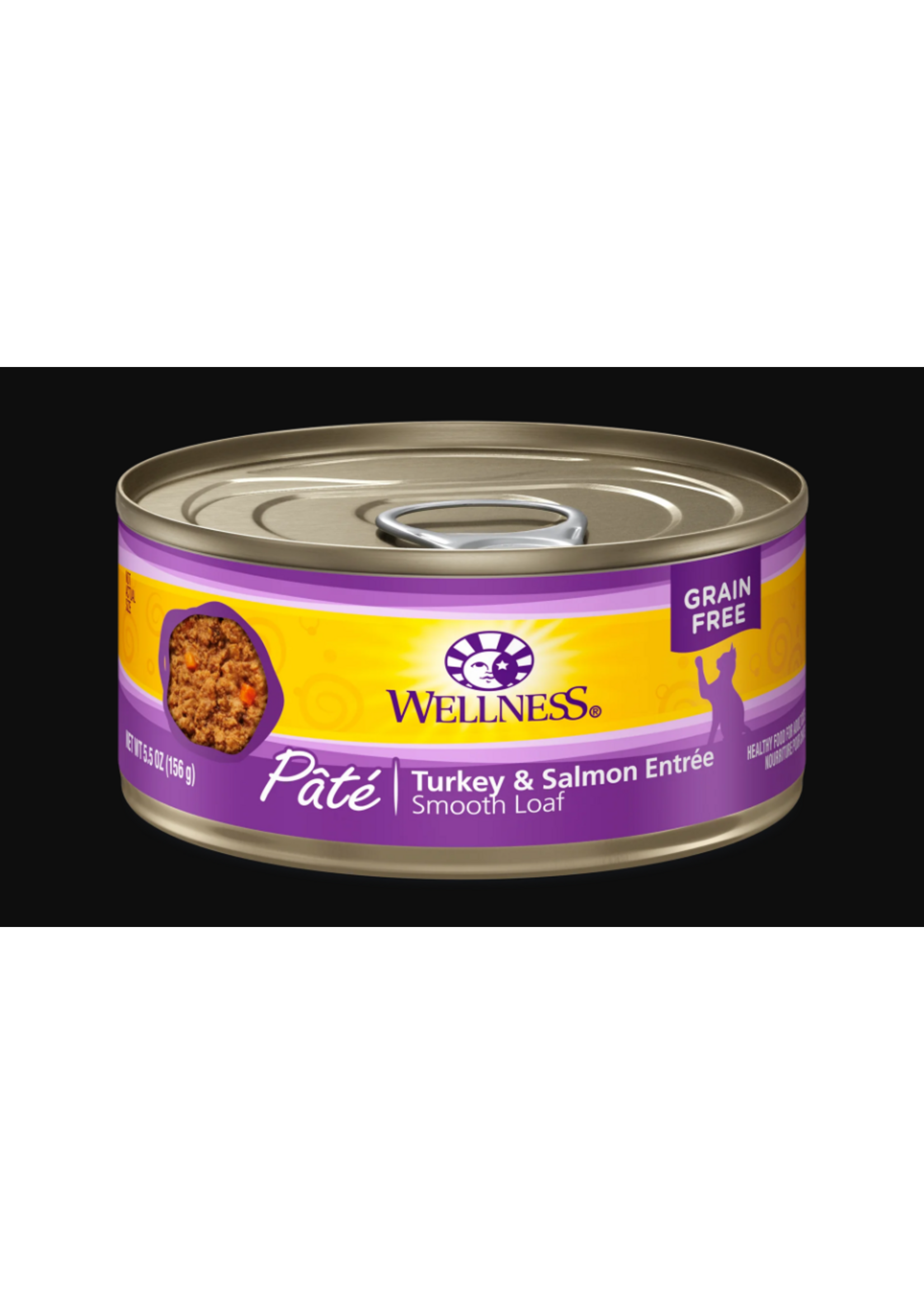 Wellness WELLNESS CAT CAN TURKEY & SALMON 12.5OZ CASE OF 12