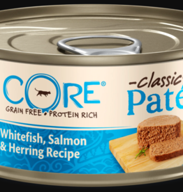 Wellness WELLNESS CAT CORE CAN SALMON WHITEFISH & HERRING 5.5OZ CASE OF 24