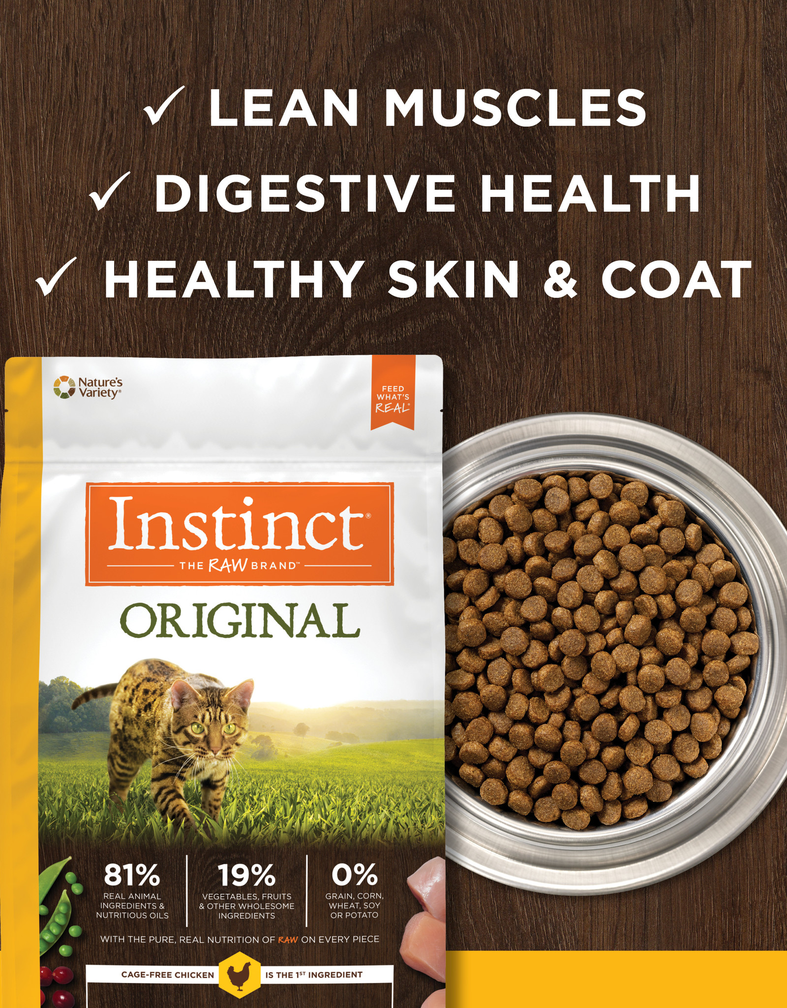 Instinct NATURE'S VARIETY CAT INSTINCT CHICKEN 5LBS