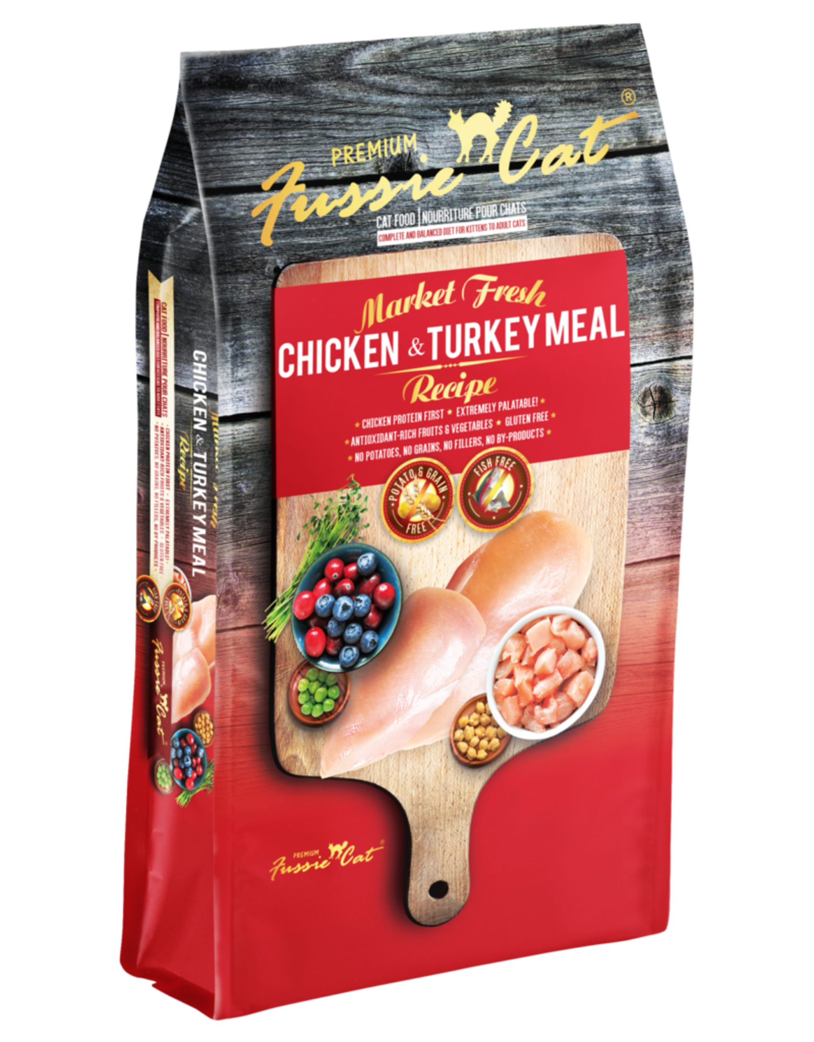 Fussie Cat Fussie Cat Fresh Chicken & Turkey Dry Cat Food - 3.5 lb