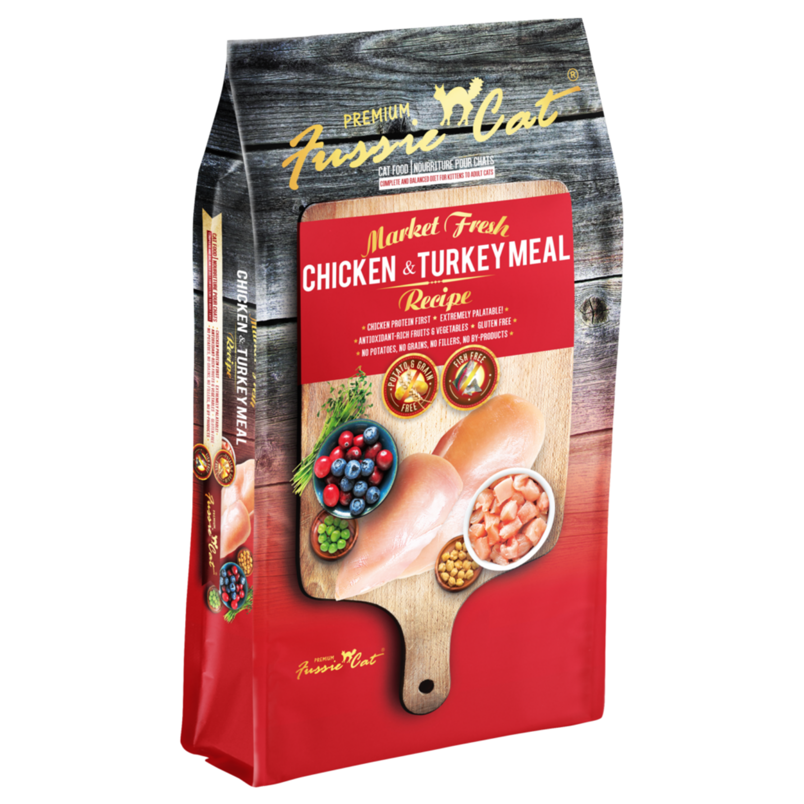 Fussie Cat Fussie Cat Fresh Chicken & Turkey Dry Cat Food - 3.5 lb