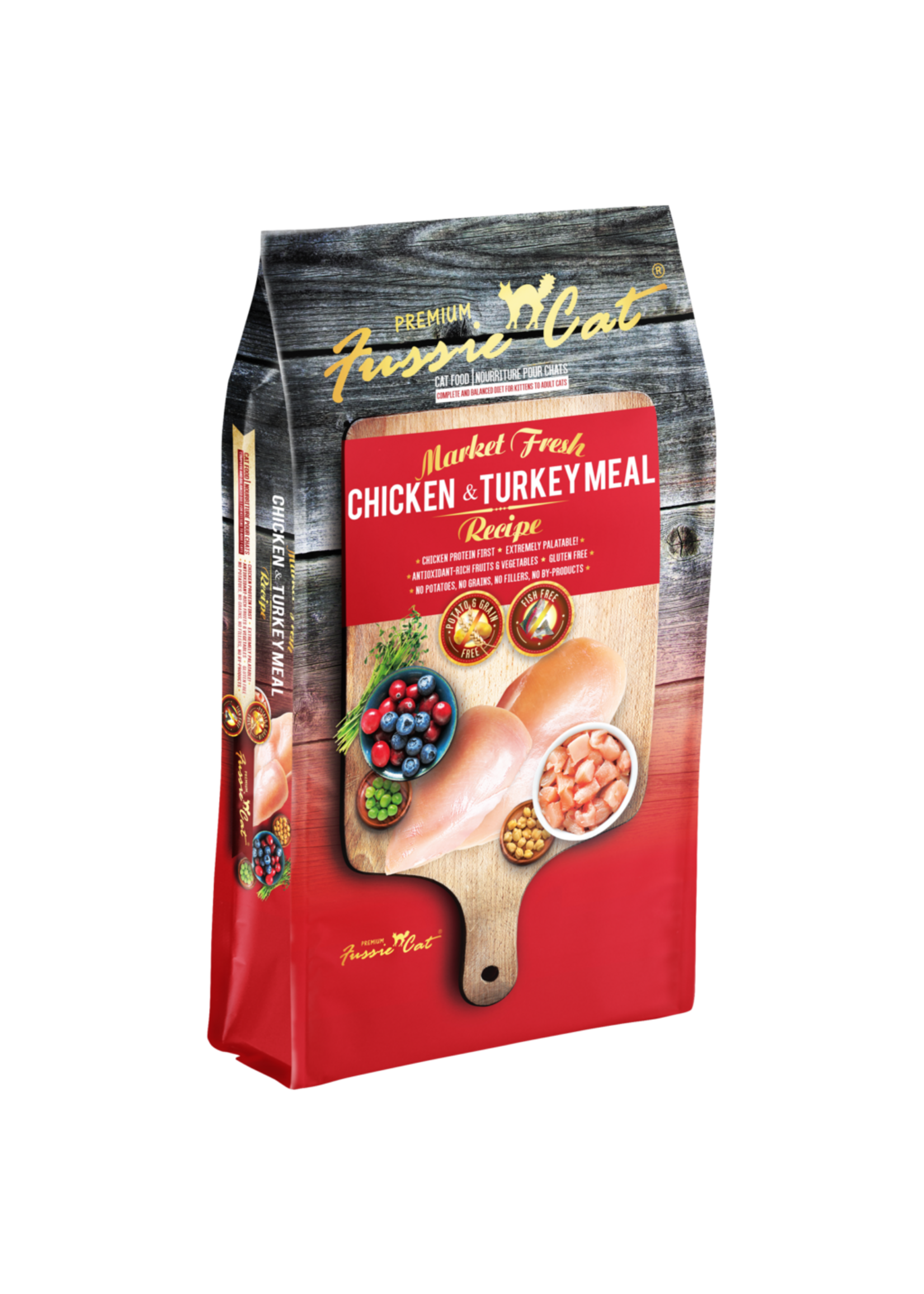 Fussie Cat Fussie Cat Fresh Chicken & Turkey Dry Cat Food - 3.5 lb