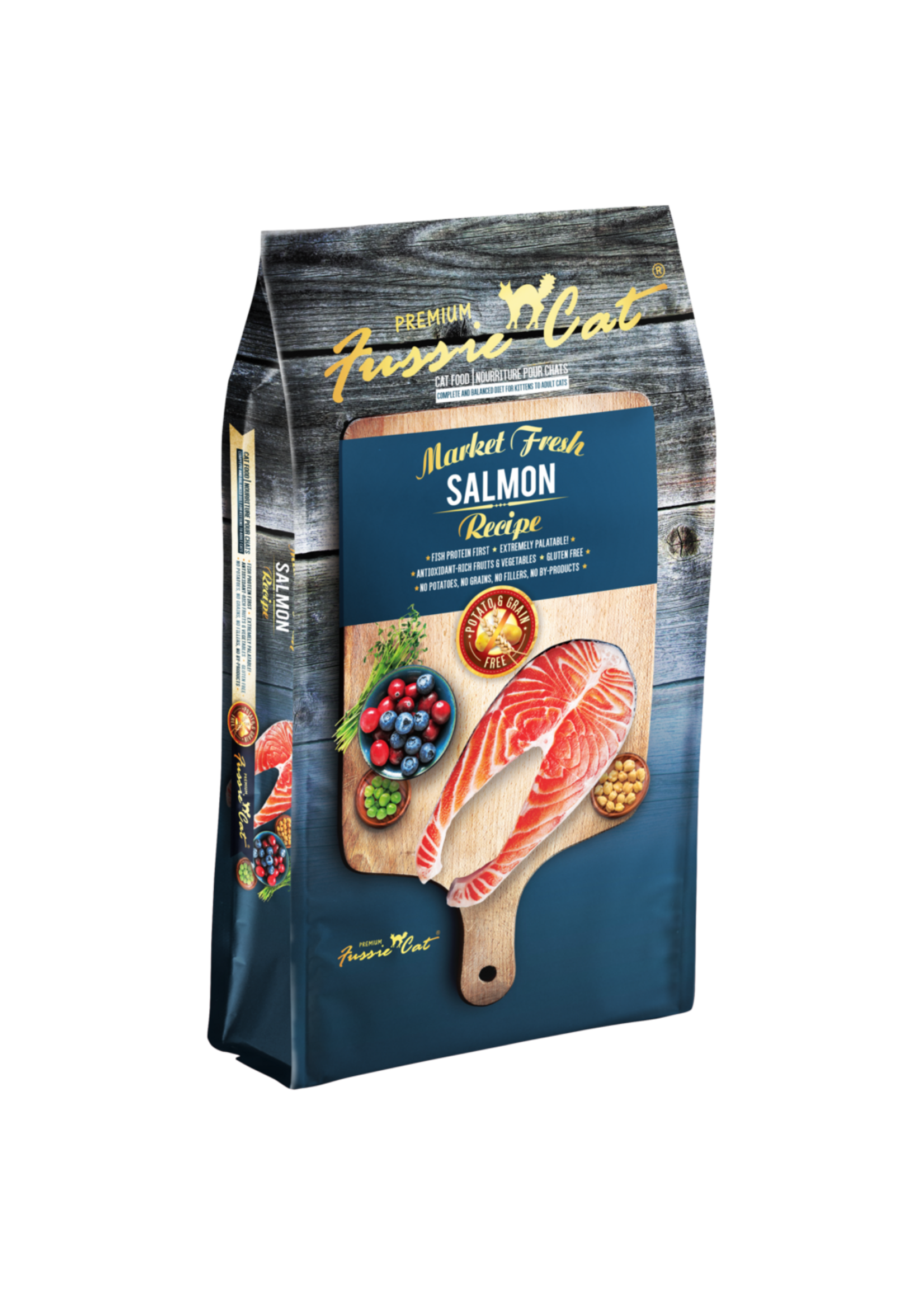 Fussie Cat Fussie Cat Fresh Salmon Dry Cat Food - 3.5 lb
