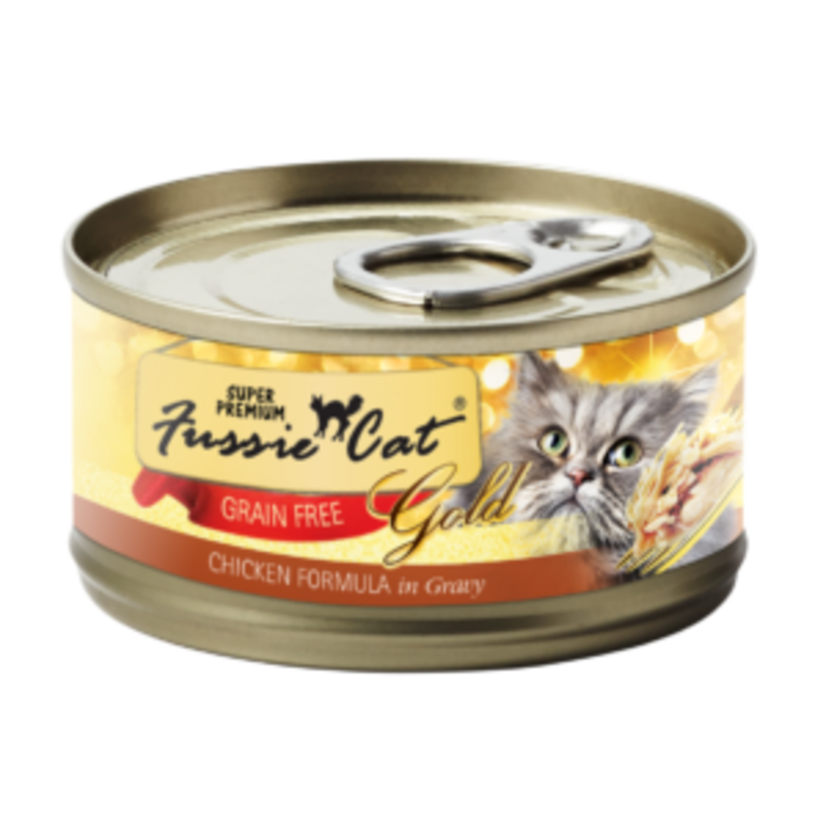 Fussie Cat Fussie Cat Super Premium Chicken Formula in Gravy 2.82oz cans, Case of 24