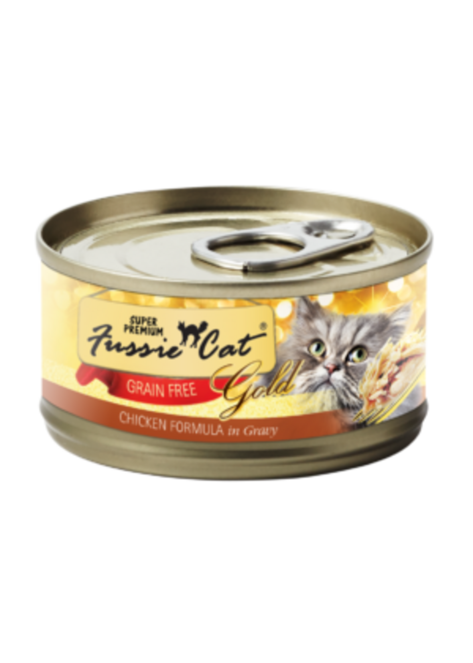 Fussie Cat Fussie Cat Super Premium Chicken Formula in Gravy 2.82oz cans, Case of 24