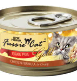 Fussie Cat FUSSIE CAT GOLD CHICKEN & GRAVY CAN 2.82OZ CASE OF 24