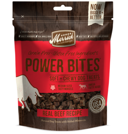 MERRICK PET CARE, INC. MERRICK POWER BITES REAL BEEF 6OZ