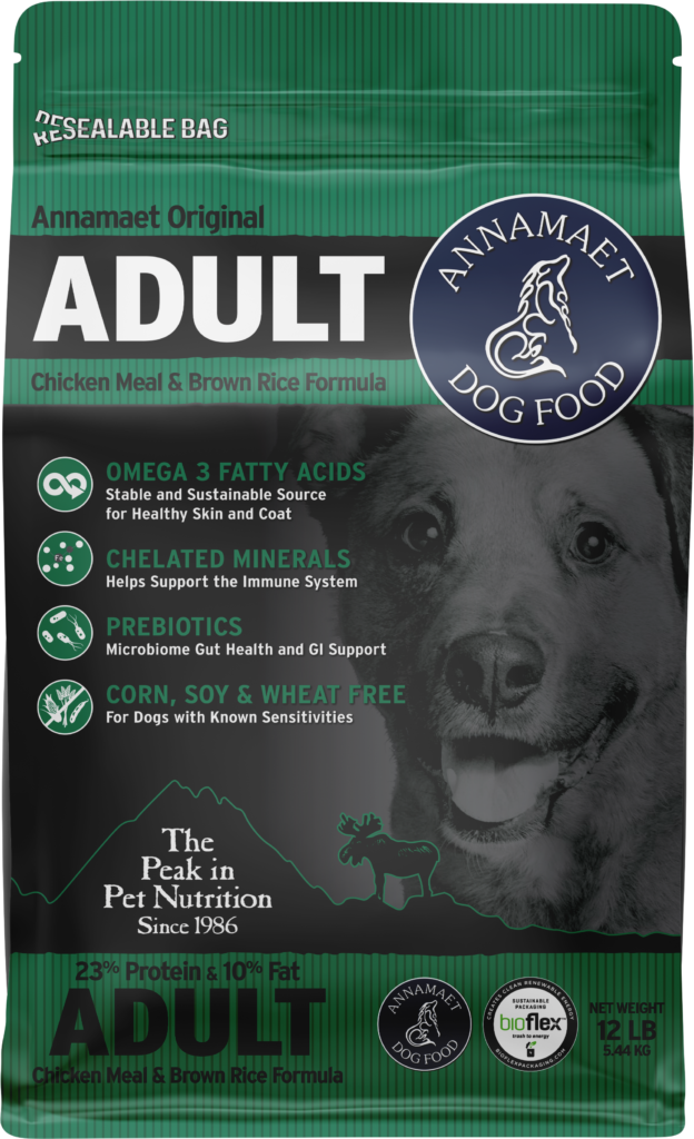 ANNAMAET DOG ADULT 23% CHICKEN & RICE 5LBS - Pickering Valley Feed