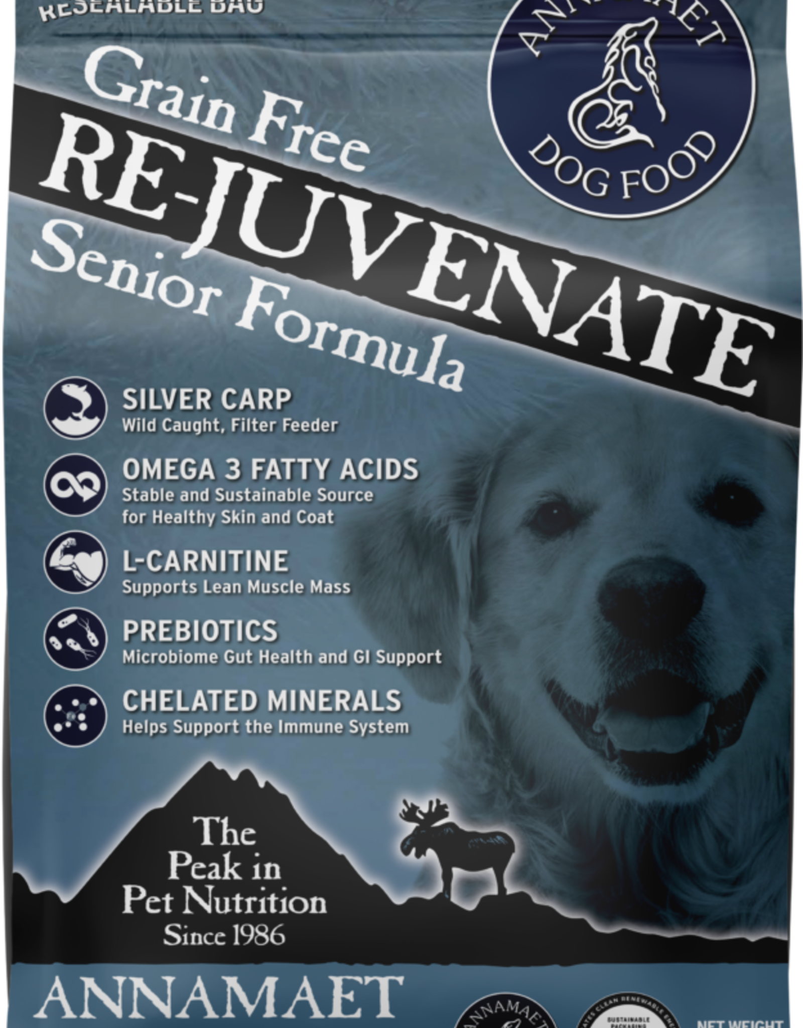 Annamaet ANNAMAET DOG GRAIN FREE SENIOR REJUVENATE 25LBS