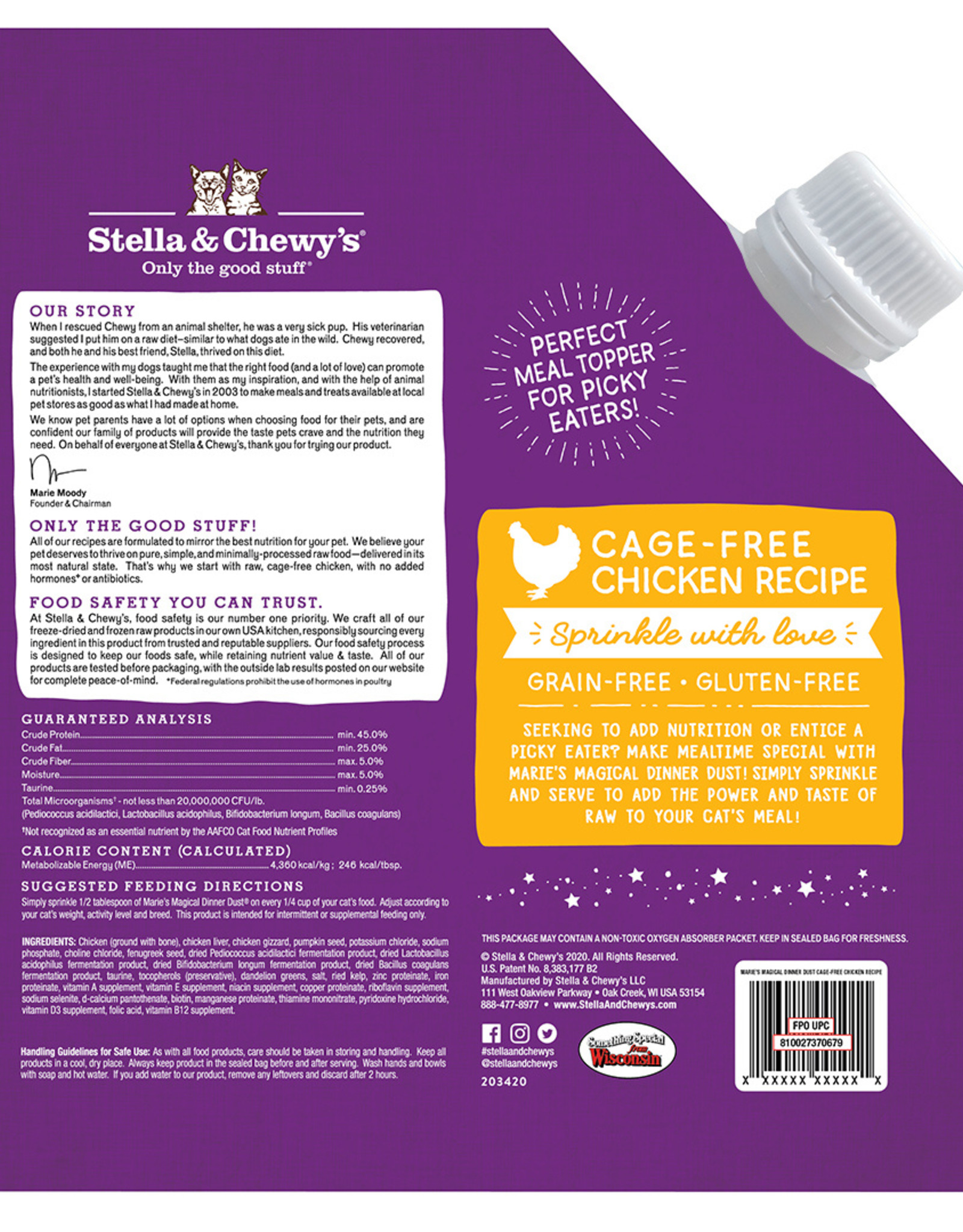 Stella & Chewy's Stella & Chewy's Marie's Magical Dinner Dust Chicken 7 oz