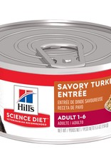 SCIENCE DIET HILL'S SCIENCE DIET CAT CAN ADULT GOURMET TURKEY 5.5OZ CASE OF 24