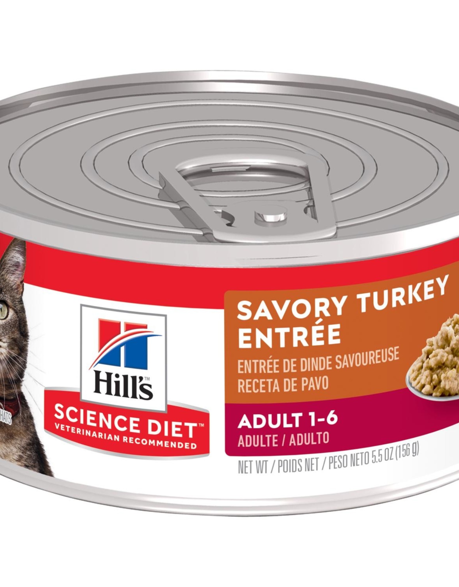 Hill's Science Diet HILL'S SCIENCE DIET CAT CAN ADULT GOURMET TURKEY 5.5OZ CASE OF 24