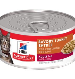 Hill's Science Diet HILL'S SCIENCE DIET CAT CAN ADULT GOURMET TURKEY 5.5OZ CASE OF 24
