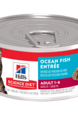 Hill's Science Diet HILL'S SCIENCE DIET FELINE CAN ADULT INDOOR OCEAN FISH 3OZ CASE OF 24