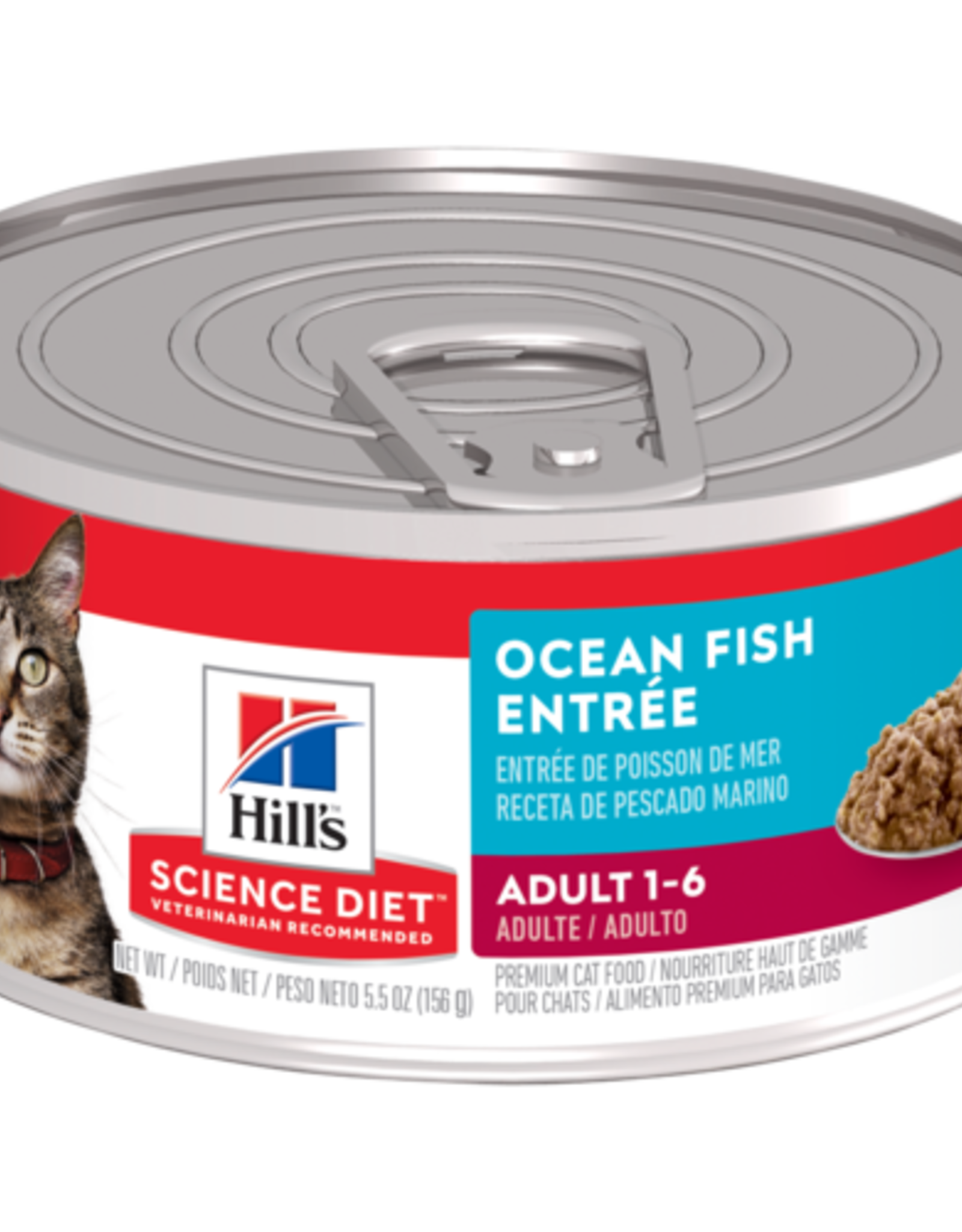 Hill's Science Diet HILL'S SCIENCE DIET FELINE CAN ADULT INDOOR OCEAN FISH 3OZ CASE OF 24