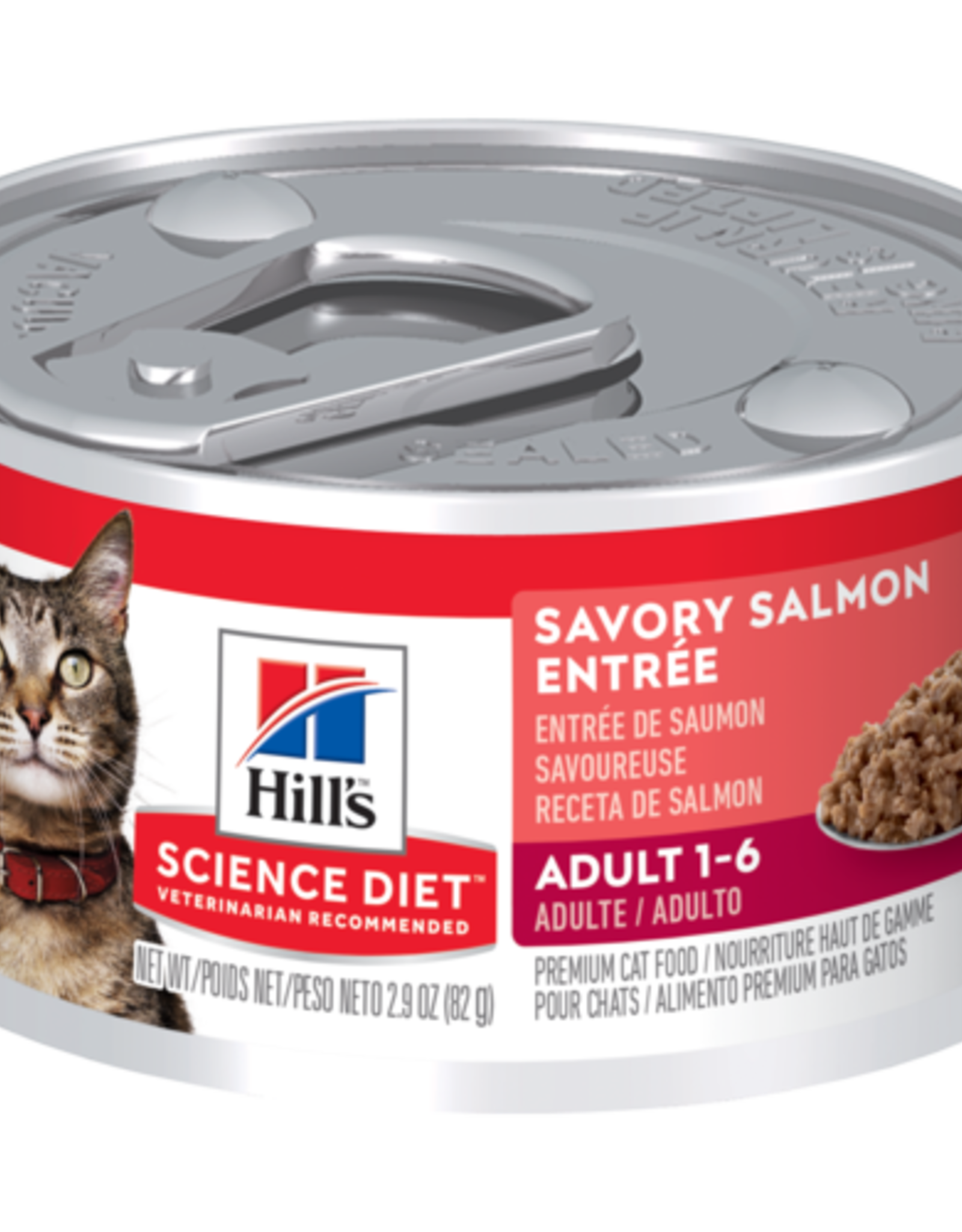 Hill's Science Diet HILL'S SCIENCE DIET CAT CAN ADULT SAVORY SALMON 5.5OZ CASE OF 24