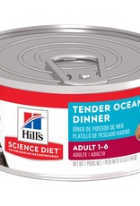 Hill's Science Diet HILL'S SCIENCE DIET CAT CAN ADULT TENDER OCEAN FISH DINNER 5.5OZ CASE OF 24