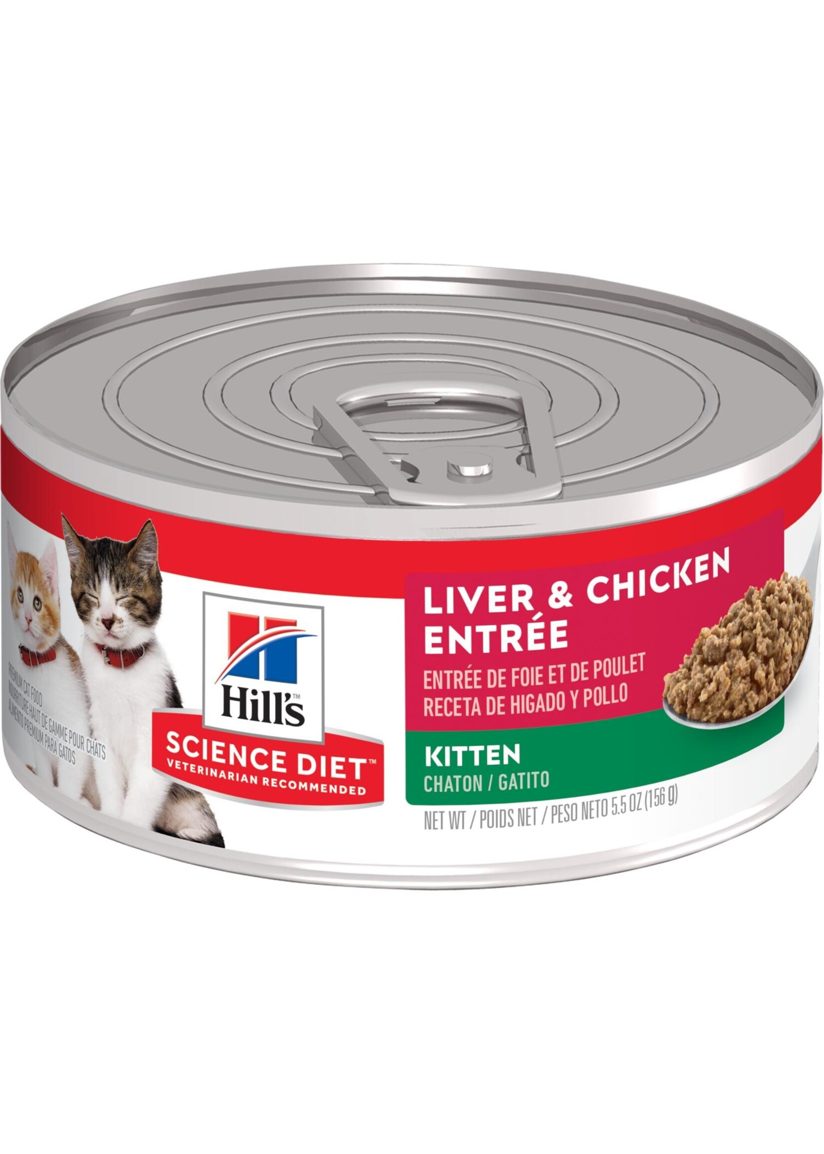 Hill's Science Diet HILL'S SCIENCE DIET CAT CAN KITTEN LIVER & CHICKEN 2.9OZ CASE OF 24