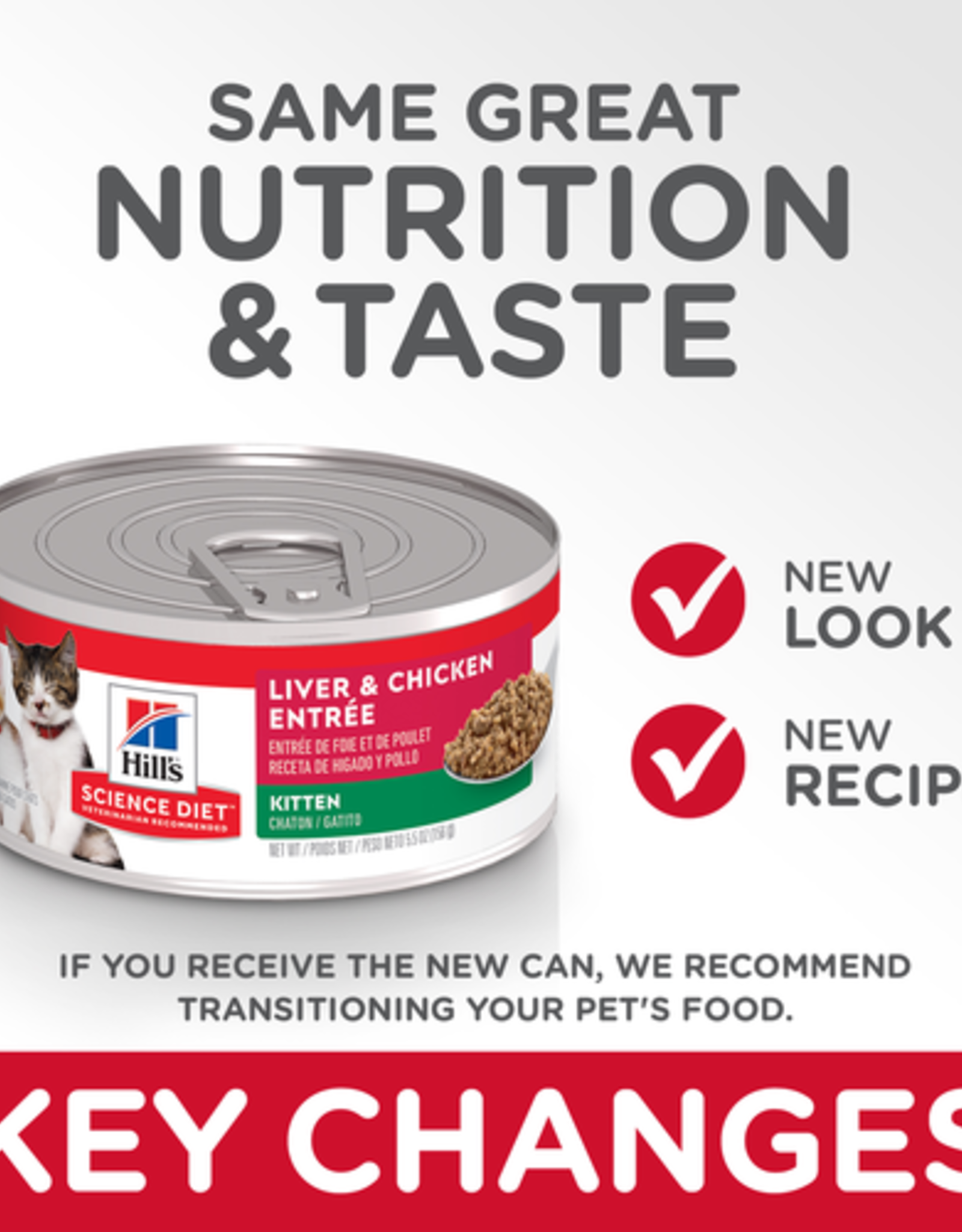 Hill's Science Diet HILL'S SCIENCE DIET CAT CAN KITTEN LIVER & CHICKEN 5.5OZ CASE OF 24