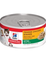 Hill's Science Diet HILL'S SCIENCE DIET CAT CAN KITTEN TENDER CHICKEN DINNER 5.5OZ CASE OF 24