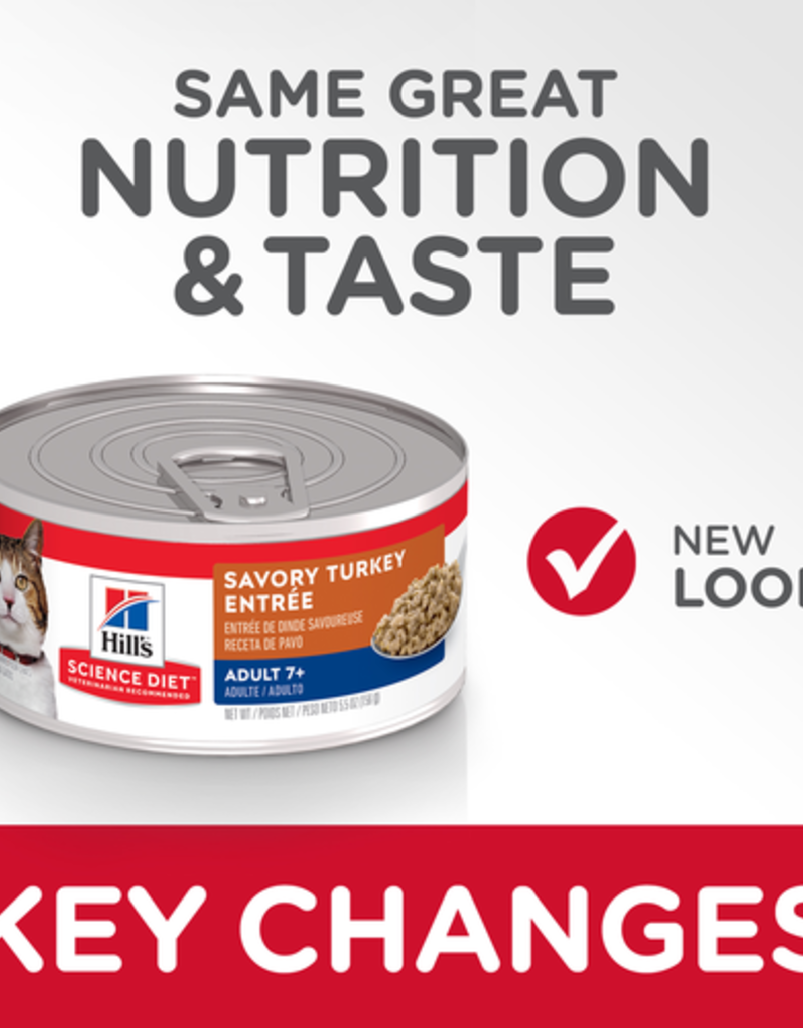 Hill's Science Diet HILL'S SCIENCE DIET FELINE CAN MATURE GOURMET TURKEY 2.9OZ CASE OF 24