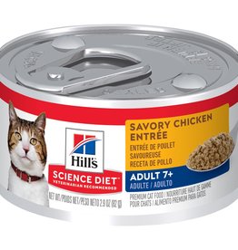 Hill's Science Diet HILL'S SCIENCE DIET CAT CAN MATURE SAVORY CHICKEN 7+ 5.5OZ CASE OF 24