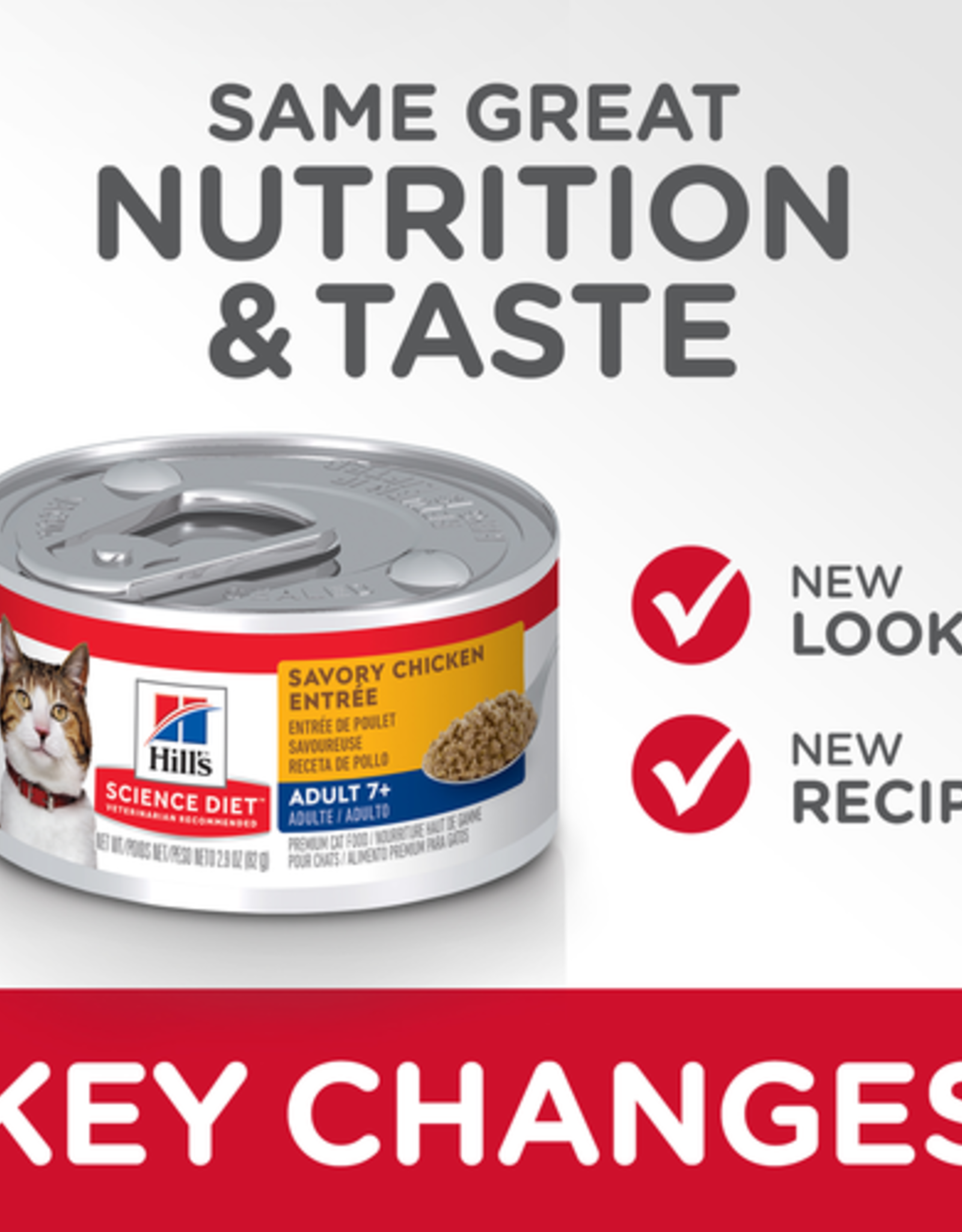 Hill's Science Diet HILL'S SCIENCE DIET CAT CAN MATURE SAVORY CHICKEN 7+ 5.5OZ CASE OF 24