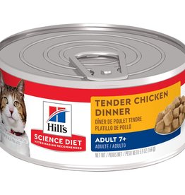 SCIENCE DIET HILL'S SCIENCE DIET CAT CAN MATURE TENDER CHICKEN DINNER 5.5OZ CASE OF 24