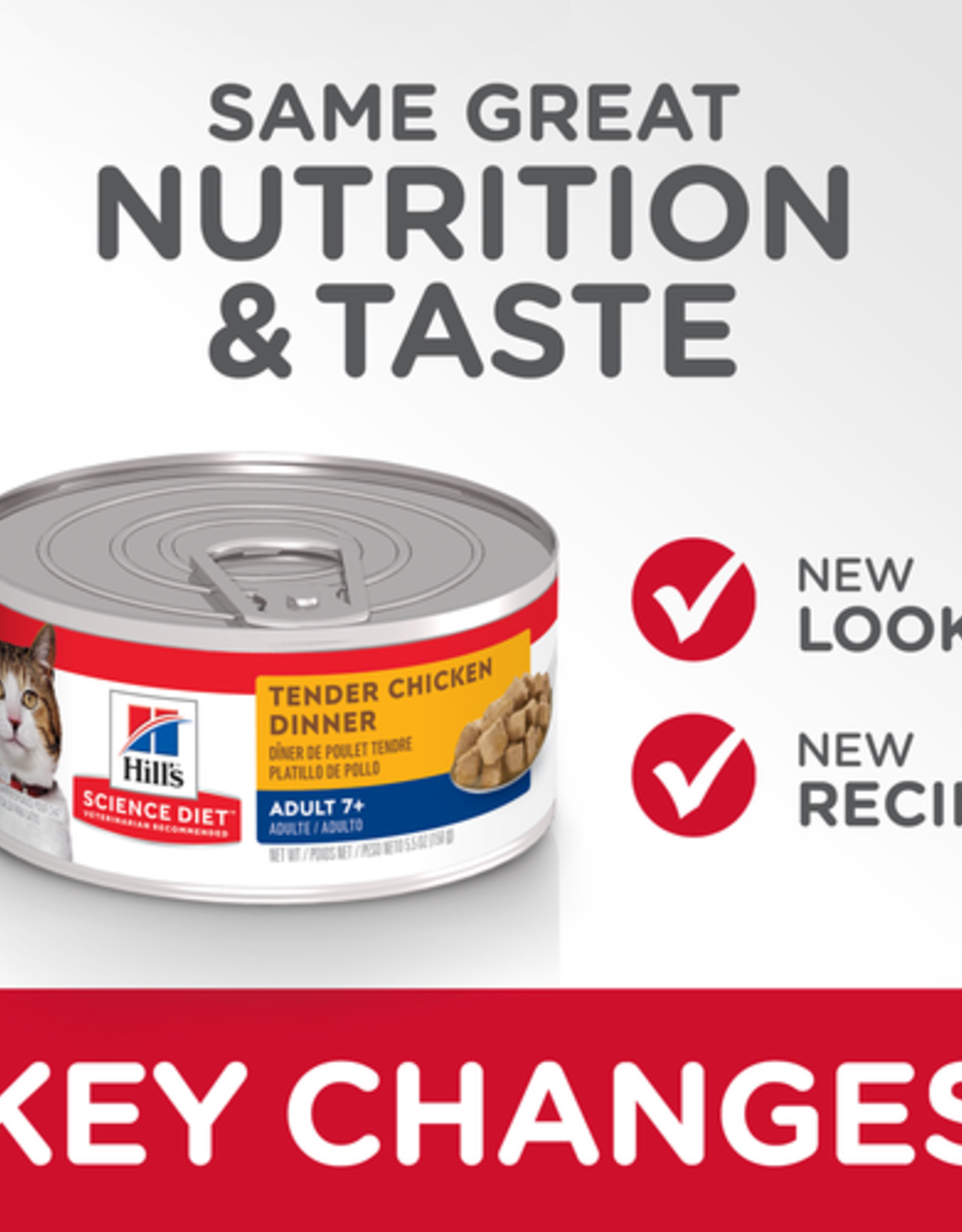 Hill's Science Diet HILL'S SCIENCE DIET CAT CAN MATURE TENDER CHICKEN DINNER 5.5OZ CASE OF 24
