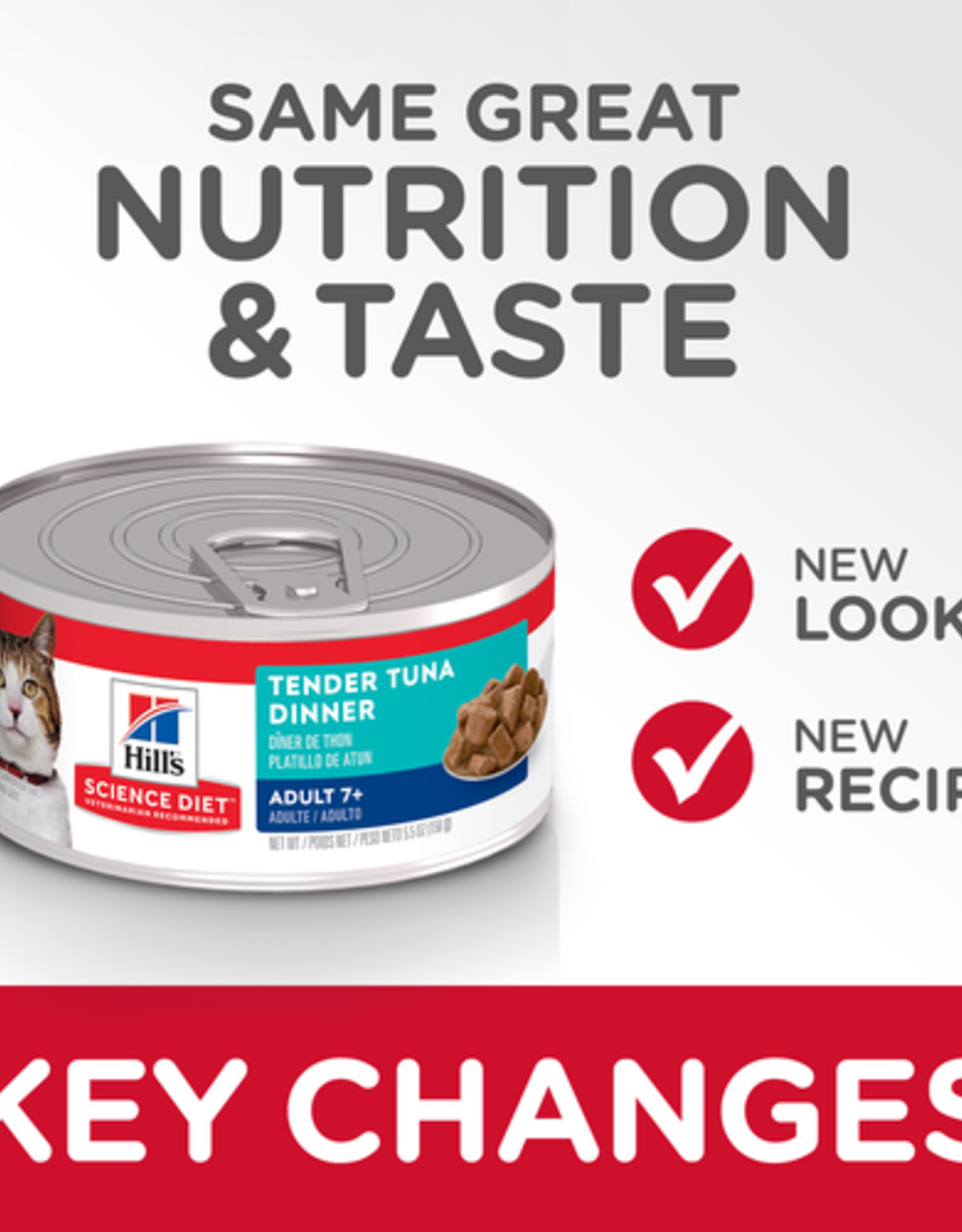 Hill's Science Diet HILL'S SCIENCE DIET CAT CAN MATURE TENDER TUNA DINNER 5.5OZ CASE OF 24