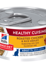 Hill's Science Diet HILL'S SCIENCE DIET CAT HEALTHY CUISINE ADULT 7+ CHICKEN & RICE 2.8OZ CASE OF 24