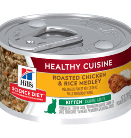 Hill's Science Diet HILL'S SCIENCE DIET CAT HEALTHY CUISINE KITTEN TENDER CHICKEN & RICE 2.8OZ CASE OF 24