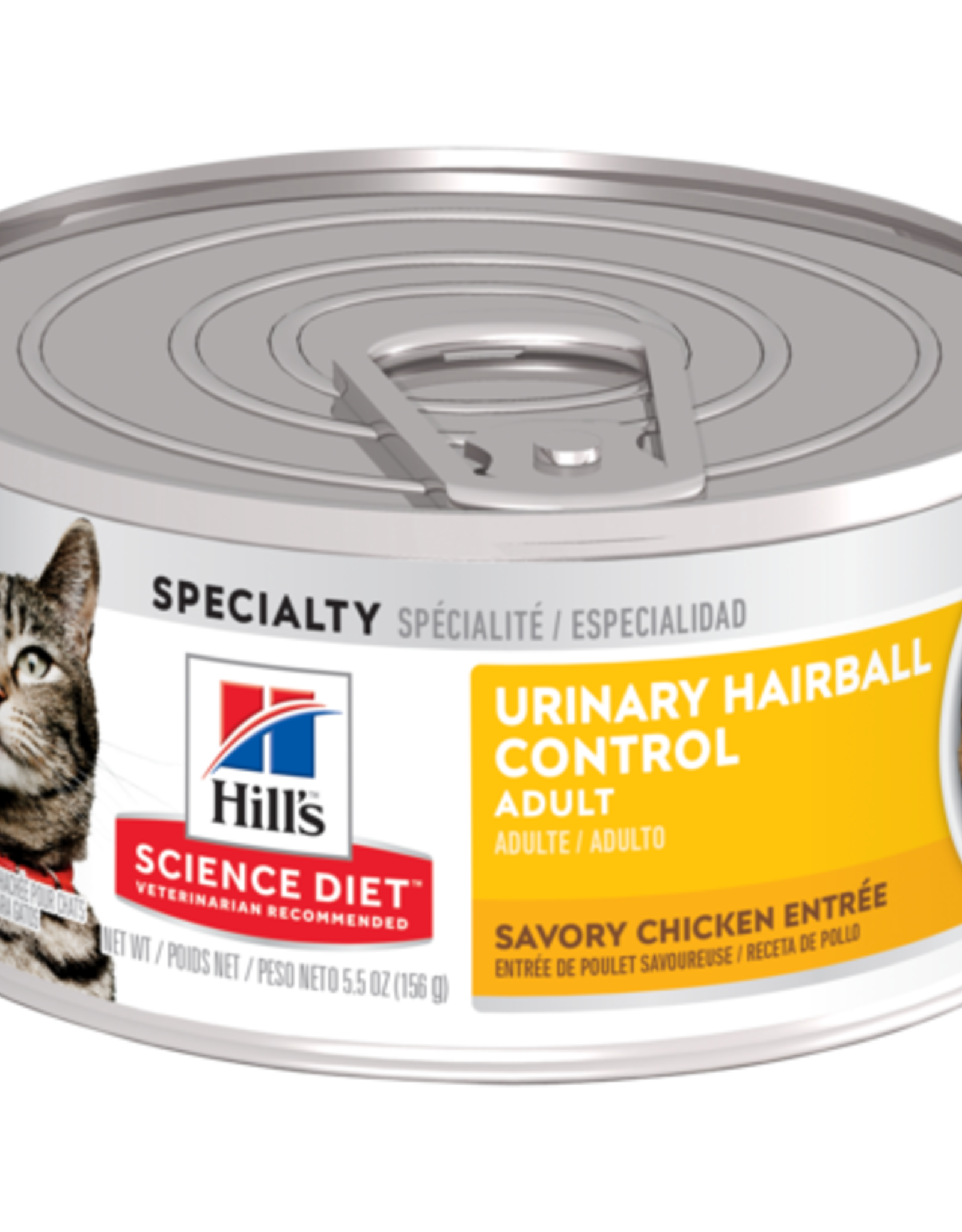 SCIENCE DIET HILL'S SCIENCE DIET CAT ADULT URINARY HAIRBALL CONTROL 2.9OZ CASE OF 24