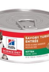 Hill's Science Diet HILL'S SCIENCE DIET CAT CAN KITTEN TURKEY & GIBLETS 5.5OZ CASE OF 24