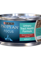 NESTLE PURINA PETCARE PRO PLAN CAT CAN URINARY TRACT BEEF & CHICKEN 3OZ CASE OF 24