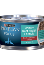 Nestle Purina PRO PLAN CAT CAN URINARY TRACT BEEF & CHICKEN 3OZ CASE OF 24