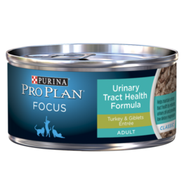 Nestle Purina PRO PLAN CAT CAN URINARY TRACT TURKEY & GIBLETS 3OZ CASE OF 24