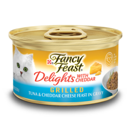 NESTLE PURINA PETCARE FANCY FEAST DELIGHTS TUNA & CHEESE 3OZ CASE OF 24