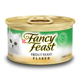 Nestle Purina FANCY FEAST FLAKED TROUT 3OZ CASE OF 24