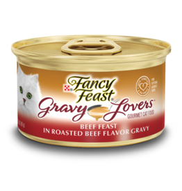 NESTLE PURINA PETCARE FANCY FEAST GRAVY LOVERS BEEF 3OZ CASE OF 24