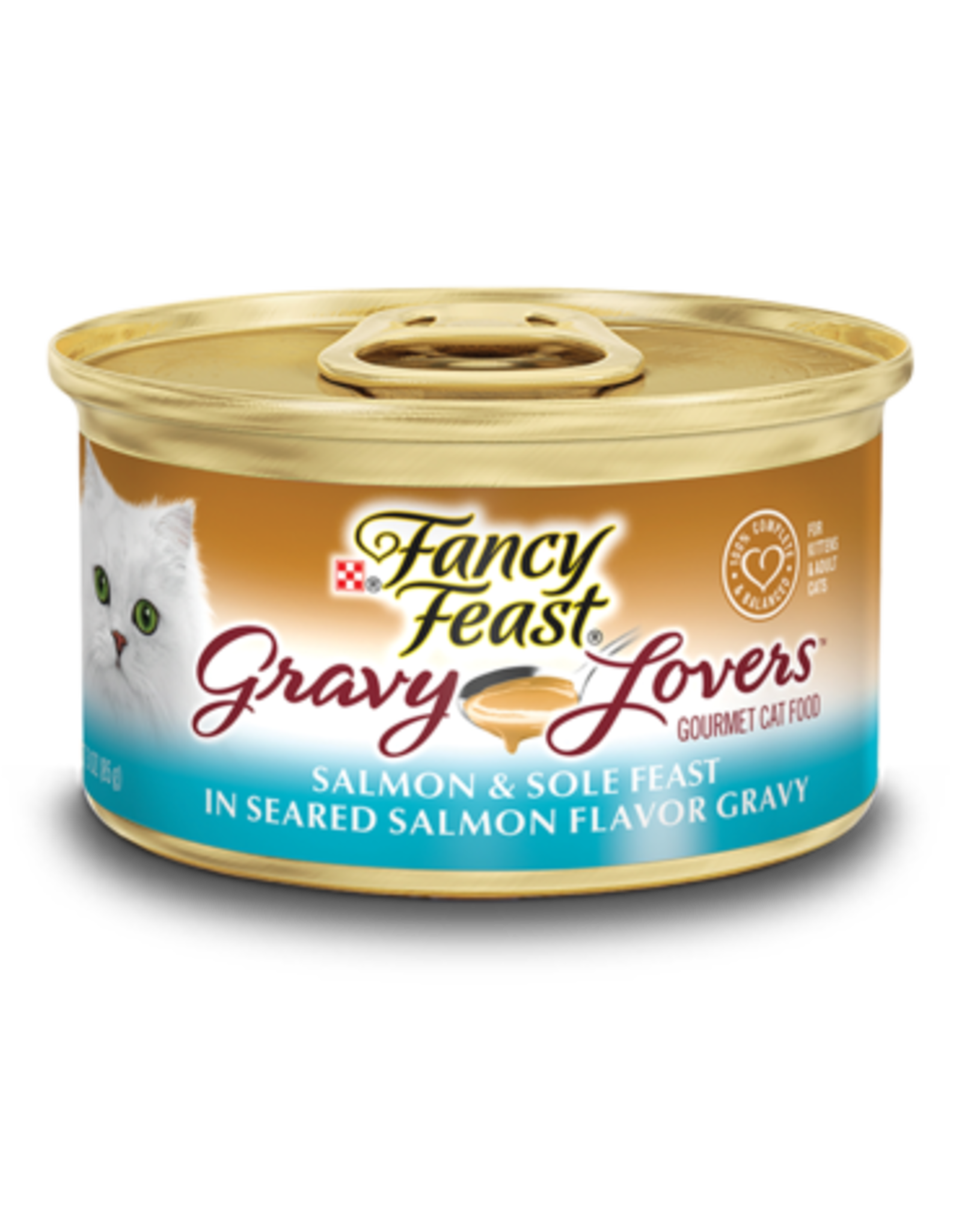 Nestle Purina FANCY FEAST GRAVY LOVERS SALMON & SOLE 3OZ CASE OF 24