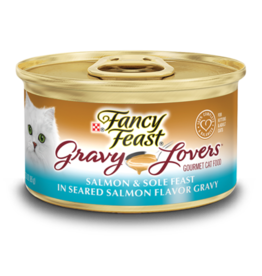 Nestle Purina FANCY FEAST GRAVY LOVERS SALMON & SOLE 3OZ CASE OF 24