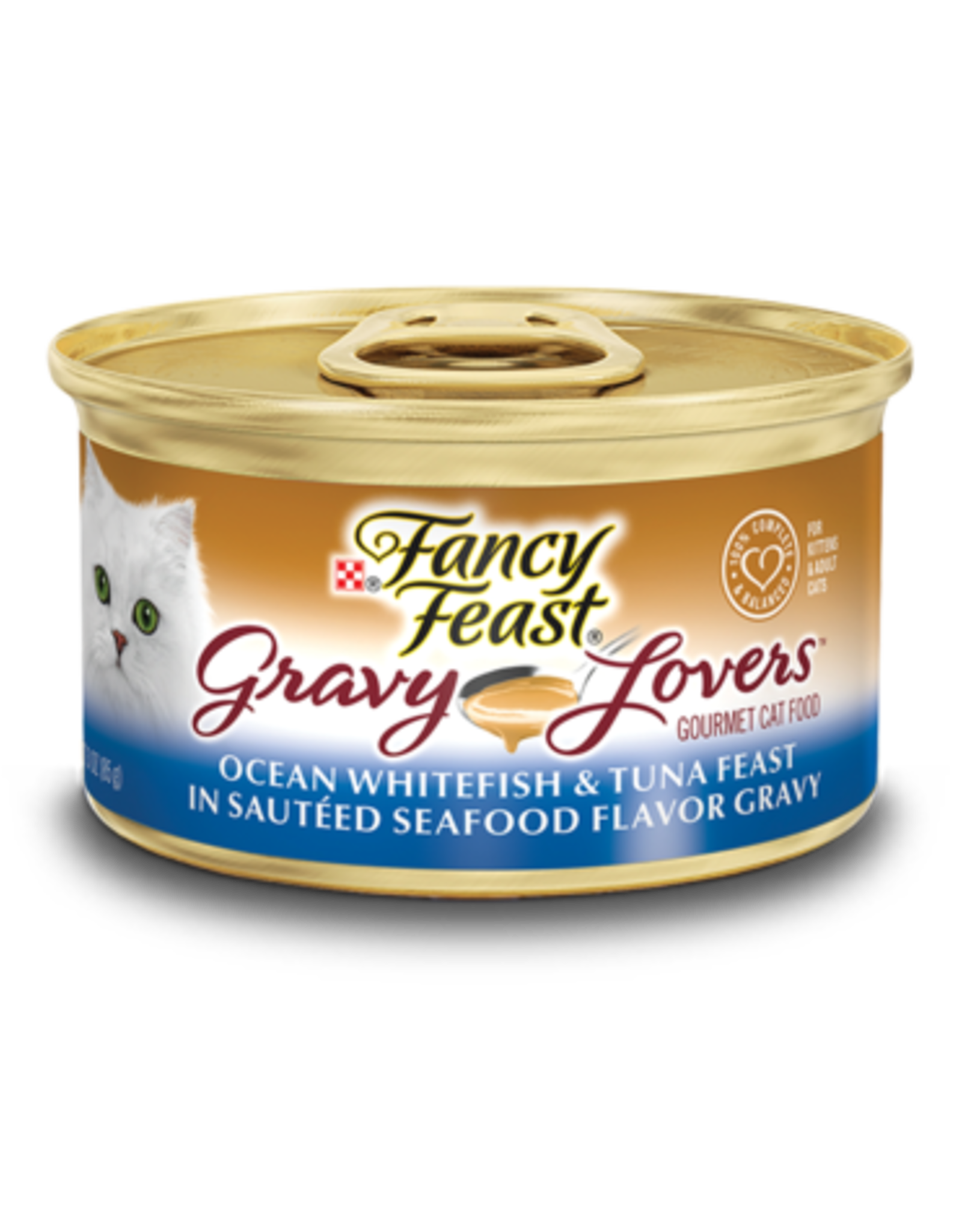 Nestle Purina FANCY FEAST GRAVY LOVERS WHITEFISH 3OZ CASE OF 24