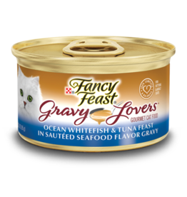 Nestle Purina FANCY FEAST GRAVY LOVERS WHITEFISH 3OZ CASE OF 24